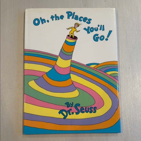 Dr. Seuss 'Oh, the Places You'll Go!' Colorful Book - Picture 1 of 3